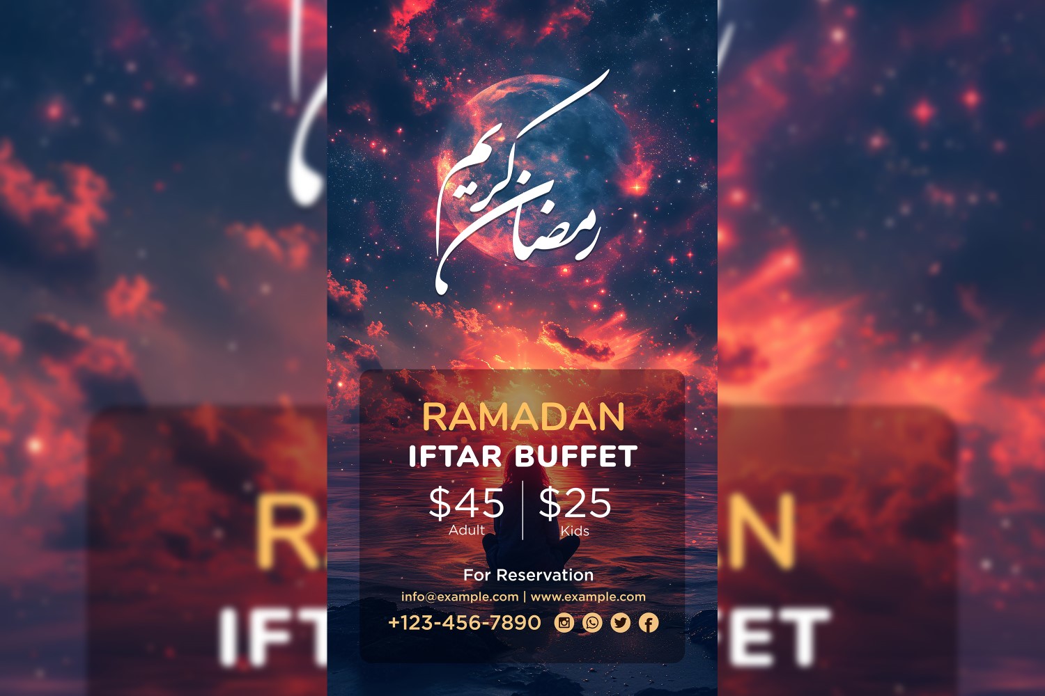 Ramadan Iftar Buffet Poster Design Template 26