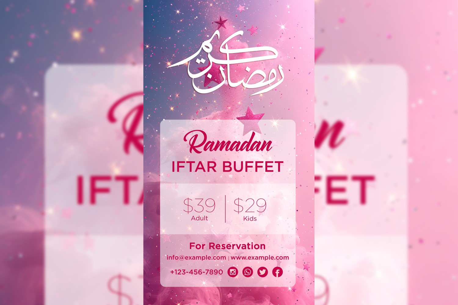 Ramadan Iftar Buffet Poster Design Template 30