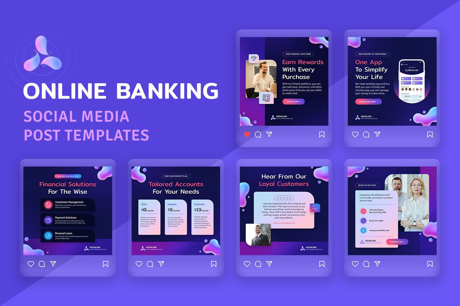 Banking and Finance Post Templates