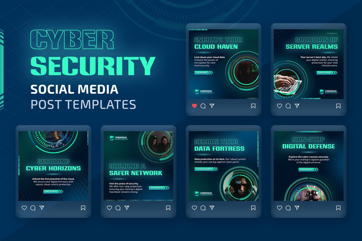 Cybersecurity Post Templates