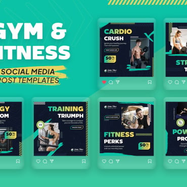 Fitness Gym Social Media 399395