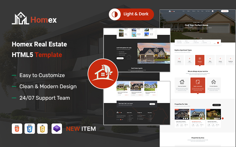 Homex - Real Estate HTML5 Template