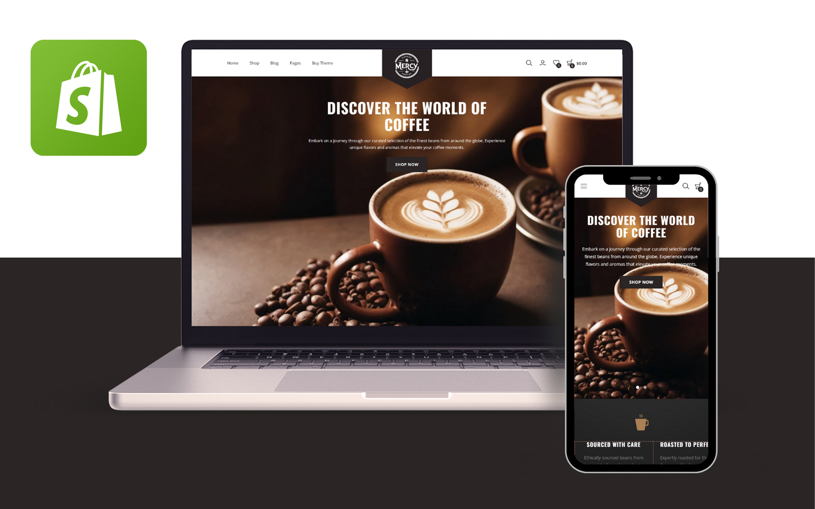 Mercy - Premium Coffee Shopify 2.0 Theme