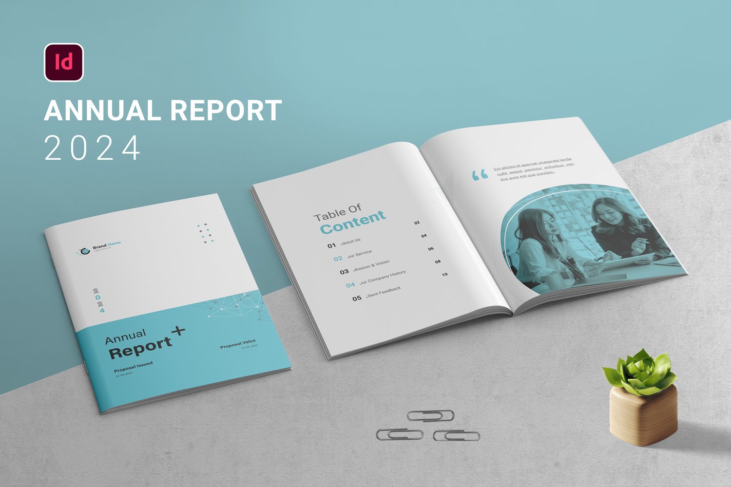 Annual Report Brochure Design Template -