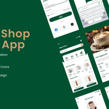 Cafe Delivery UI Elements 399557