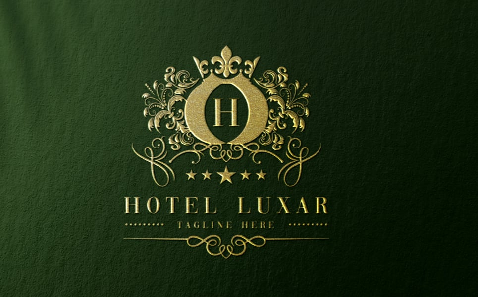 Hotel Luxar Letter H Logo