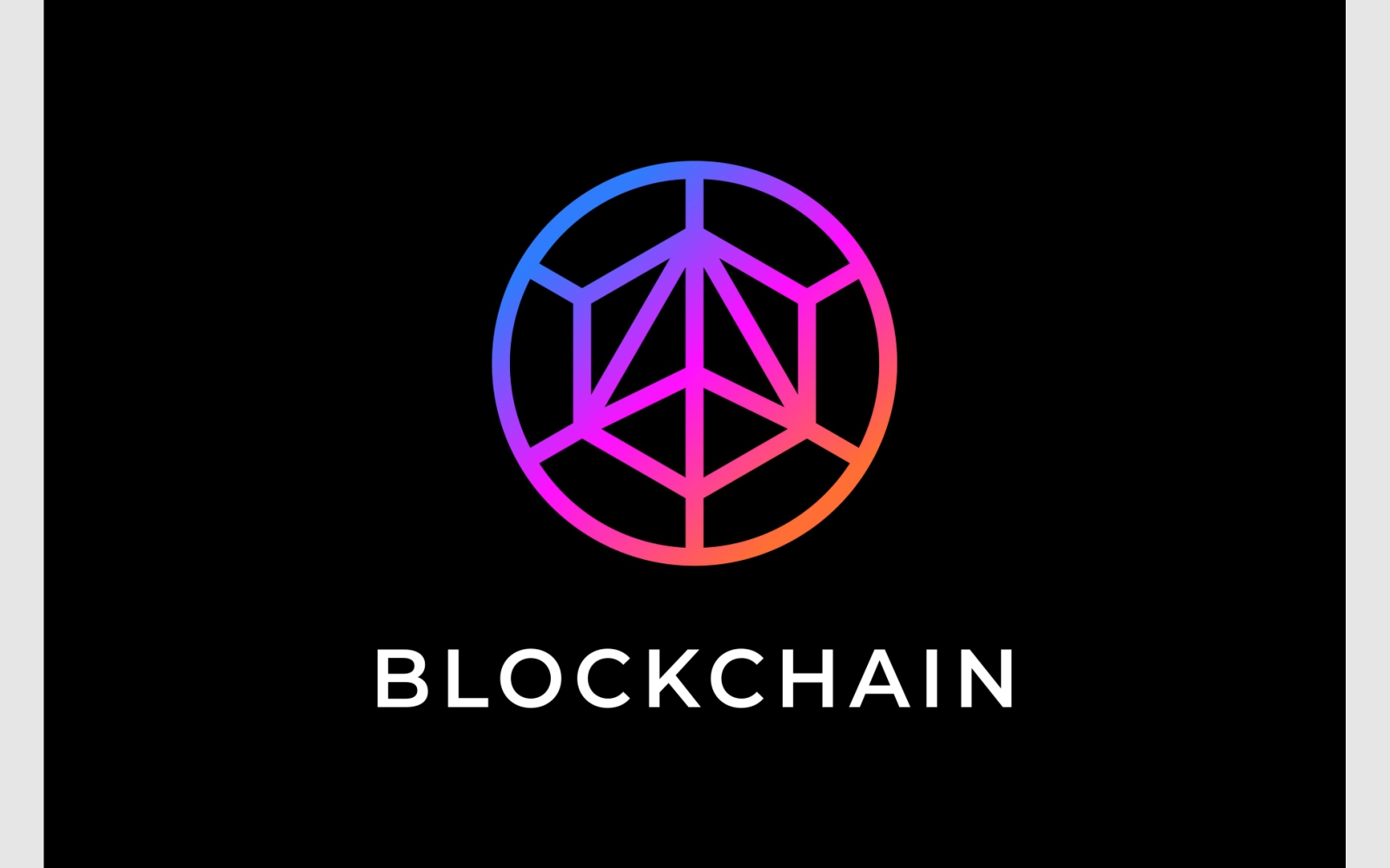 Blockchain Finance Technology Logo