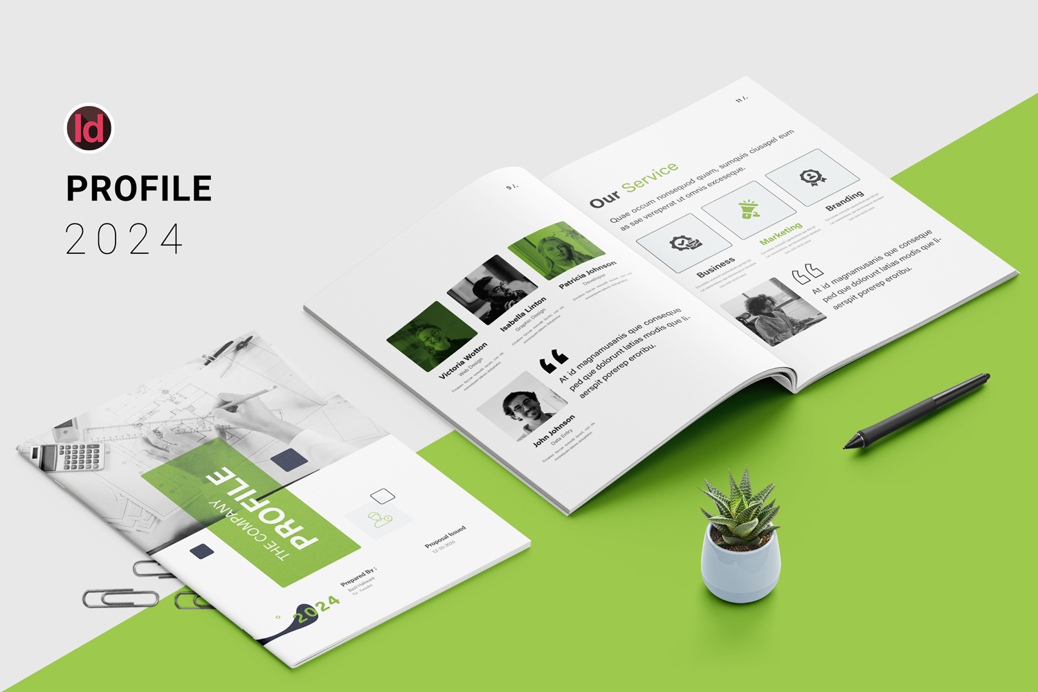 Company Profile Template -  16 Unique Page Brochure