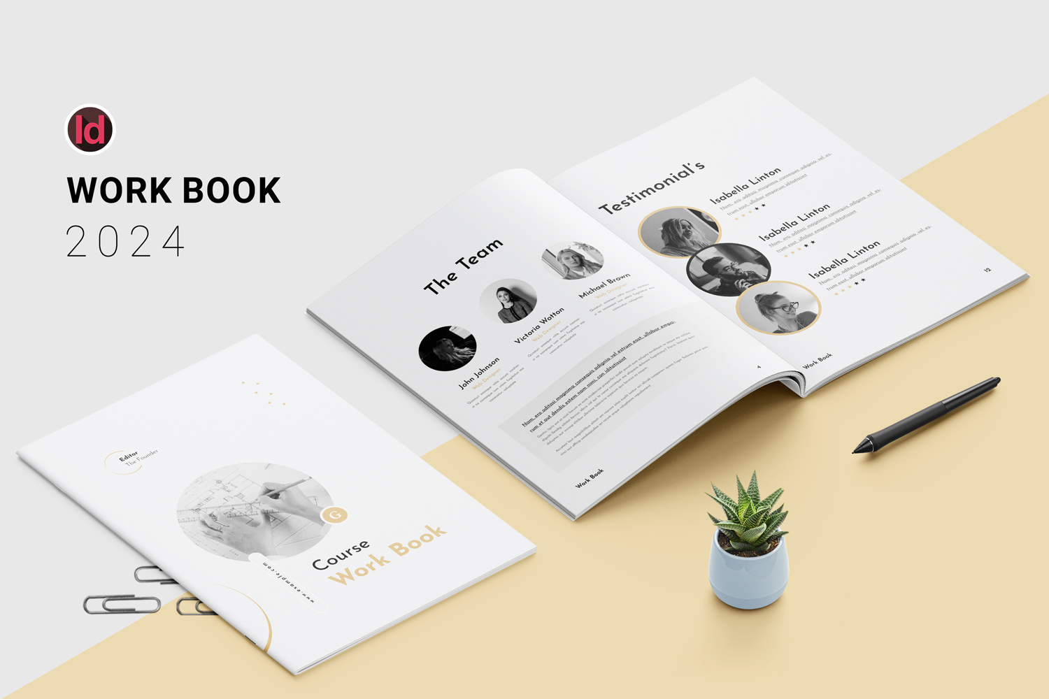 Course Workbook - Multi-purpose Workbook Template