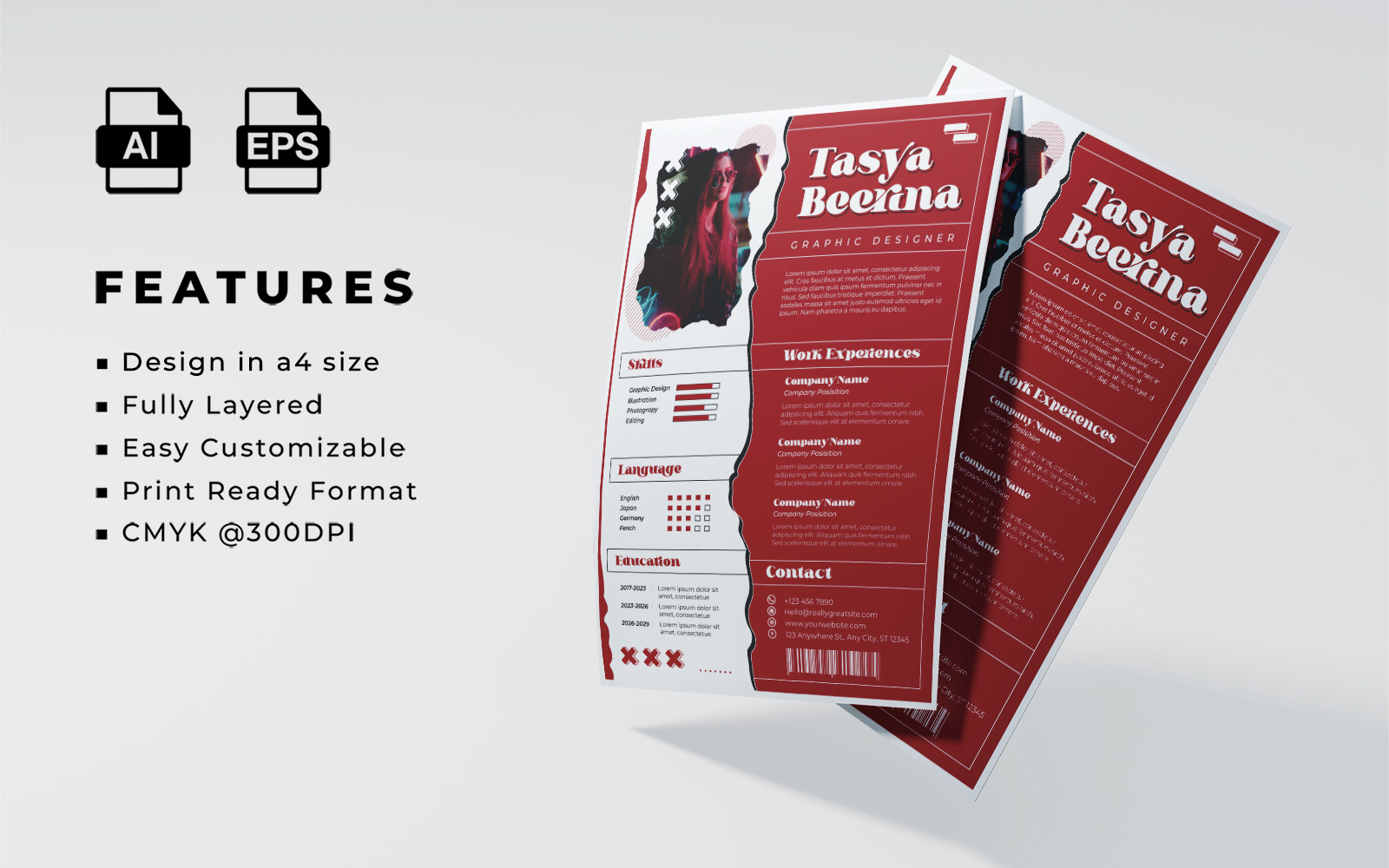 Resume and CV Template 005