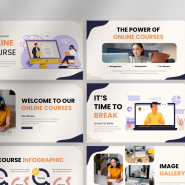 Course Learning PowerPoint Templates 400631