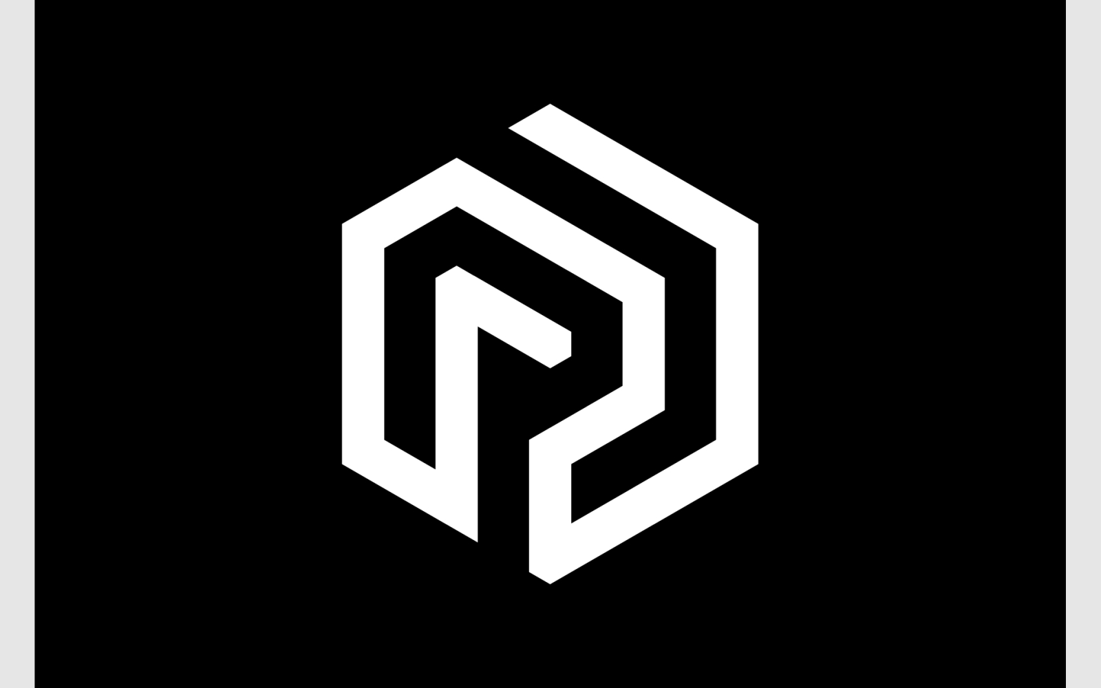 Hexagon Geometric Modern Abstract Logo