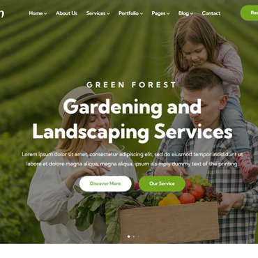 Farmer Shop Responsive Website Templates 400675