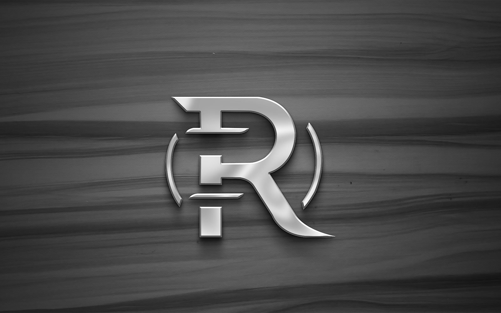 Creative R Letter Logo Design with Swoosh Icon Vector.