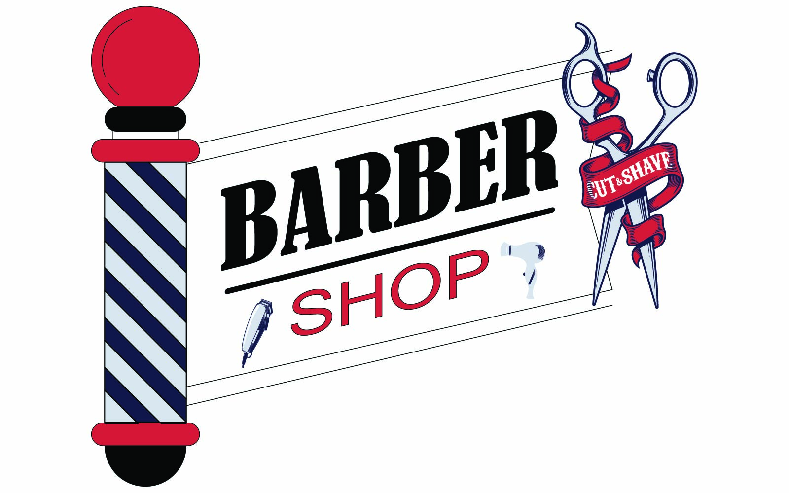 Barber Shop Logo Templates