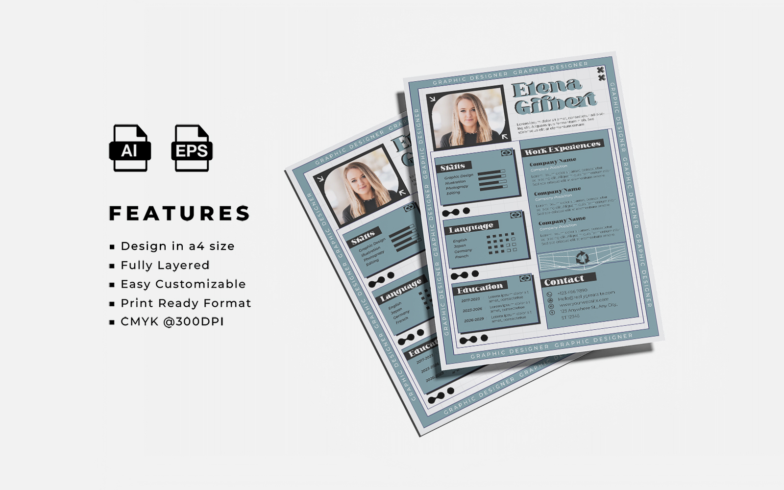 Resume and CV Template 010