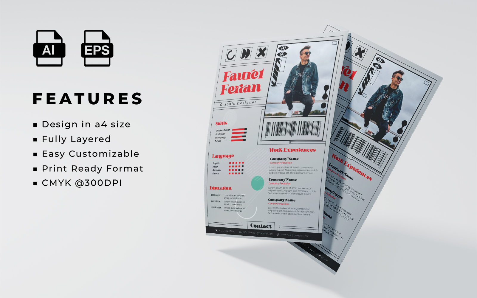 Resume and CV Template 011