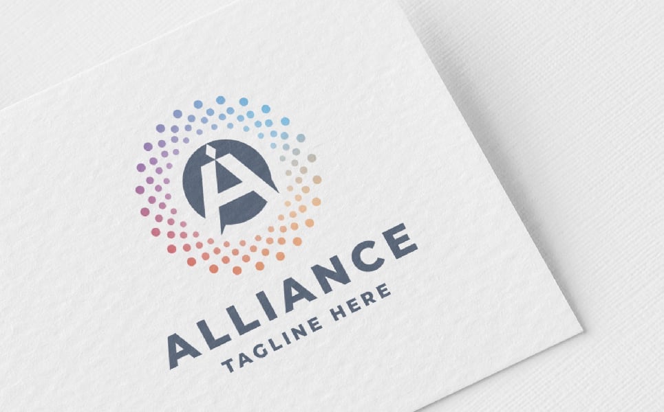 Letter A Alliance  Pro Logo Template