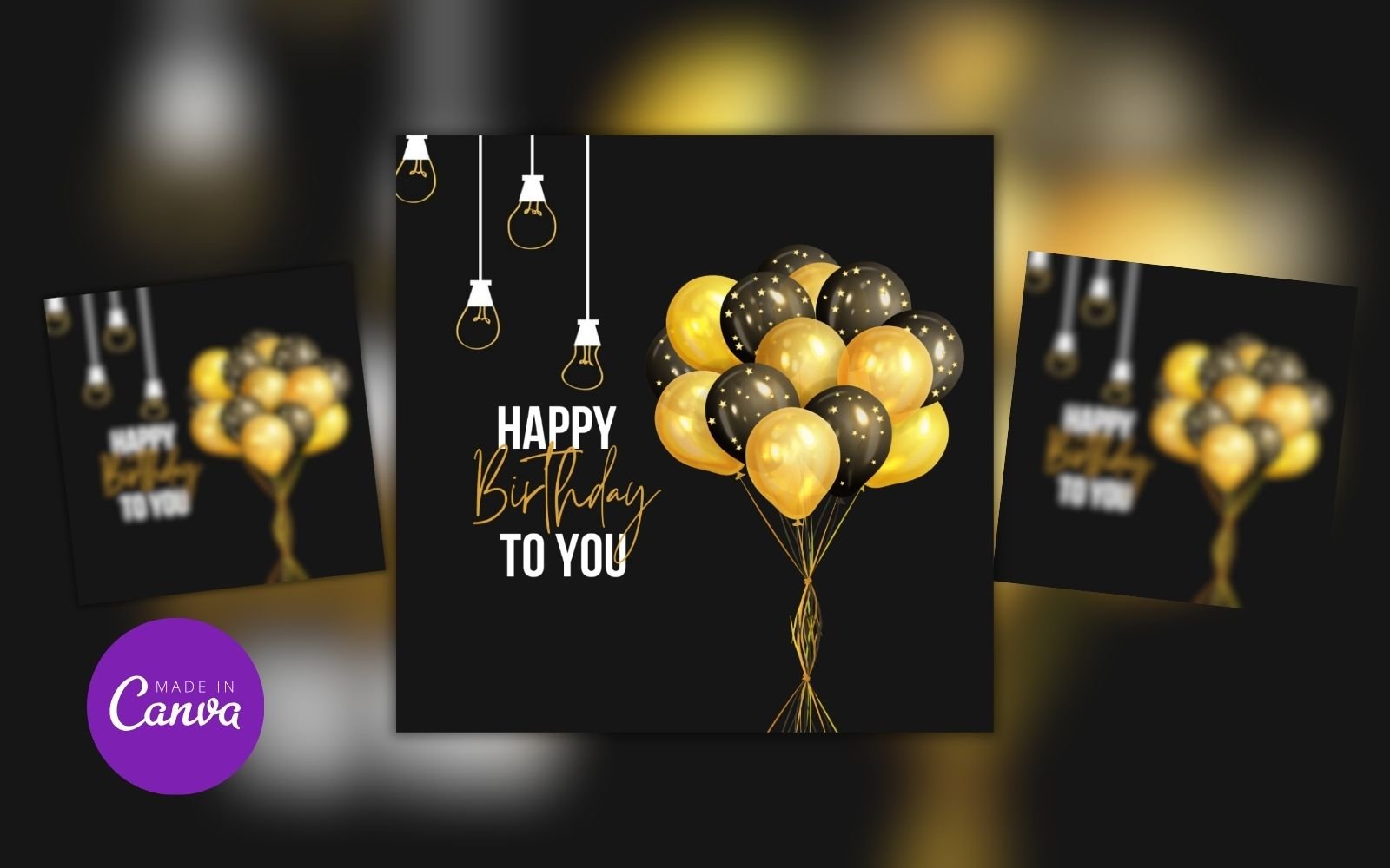 Happy Birthday Flyer Design Template