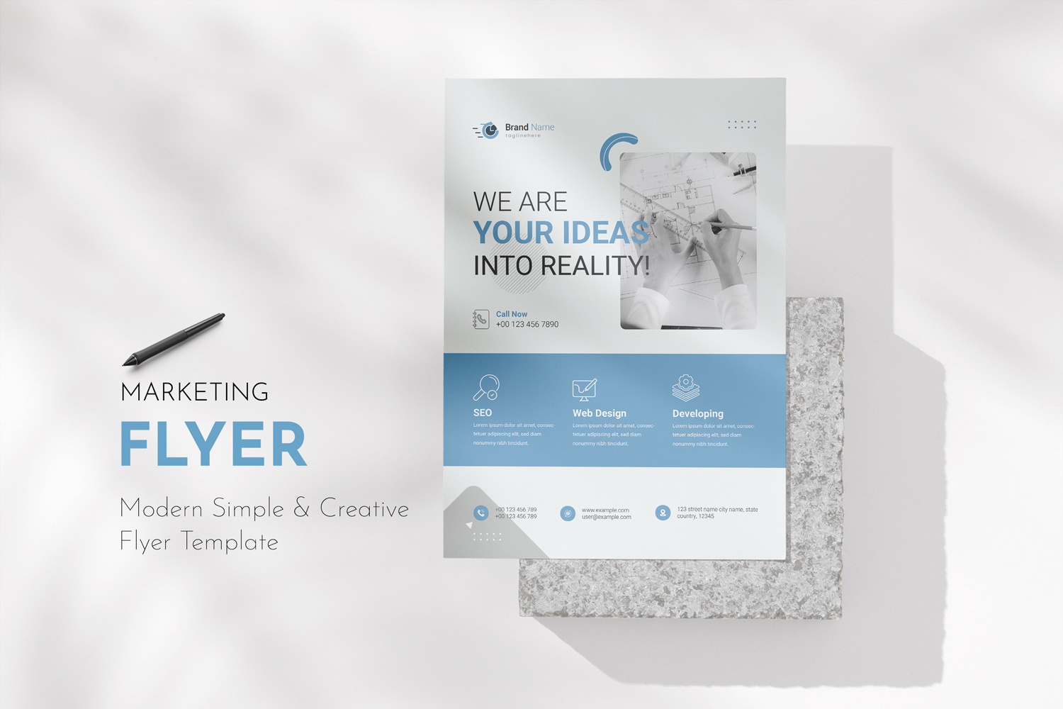 Corporate Flyer Template - Modern, Simple and Creative Flyer