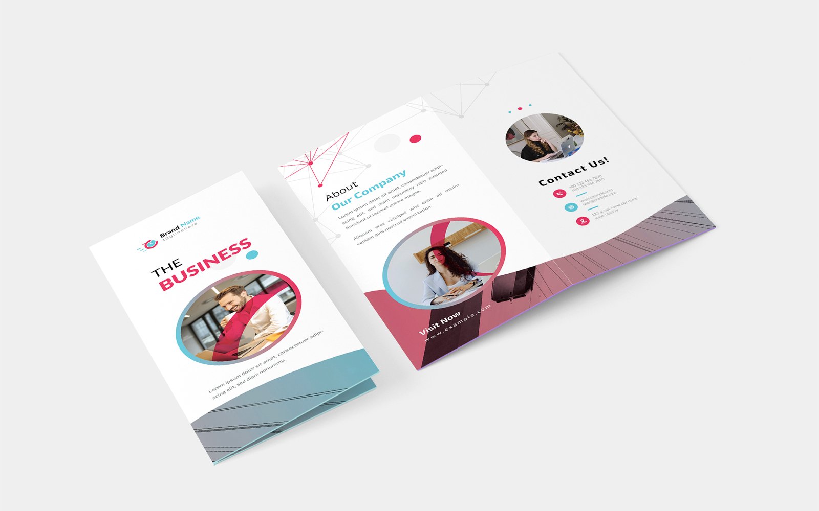 Business Tri-fold Brochure Template v1