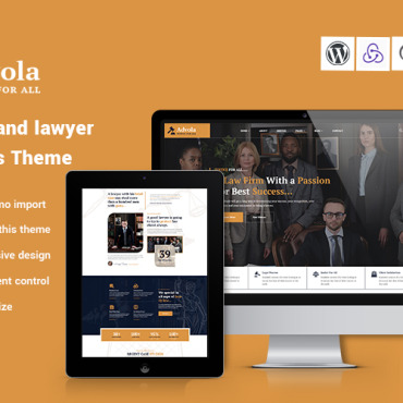 Agency Attorney WordPress Themes 401903