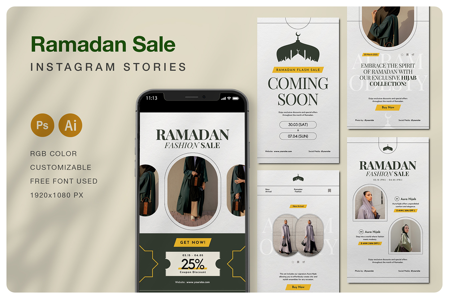 Ramadan Fashion Instagram Story