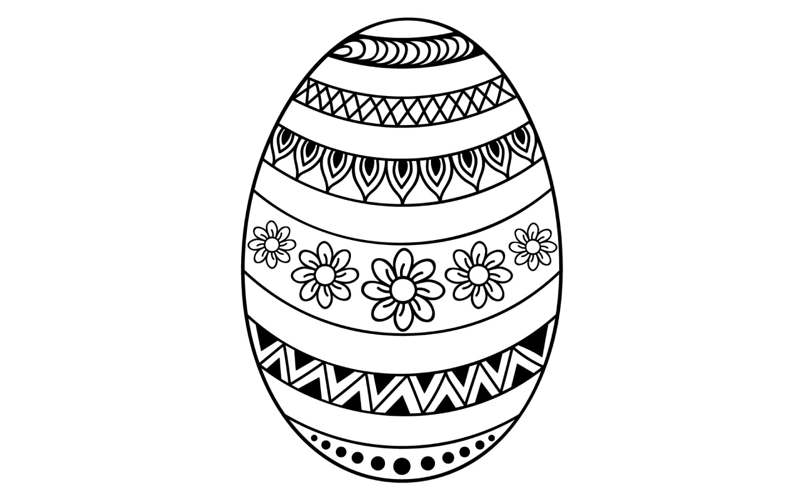 Decorative Easter Egg Illustrations