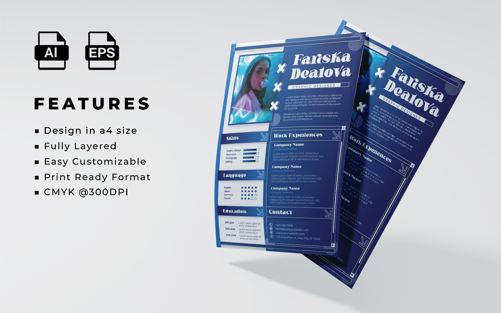 Resume and CV Template 20