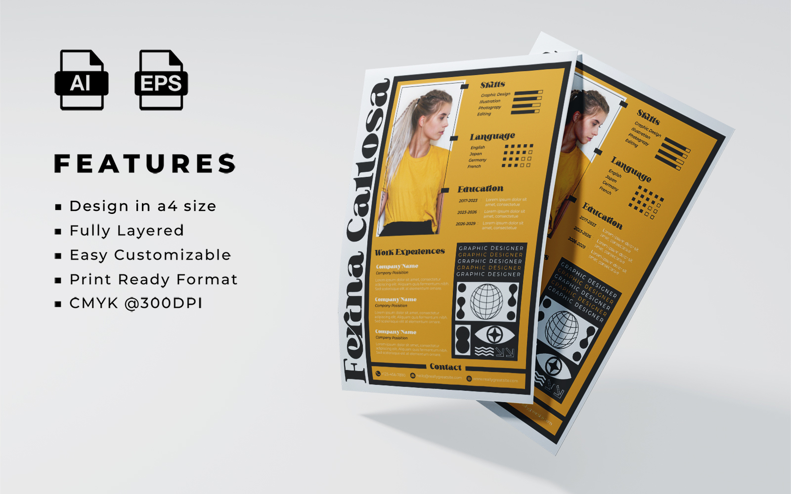 Resume and CV Template 23