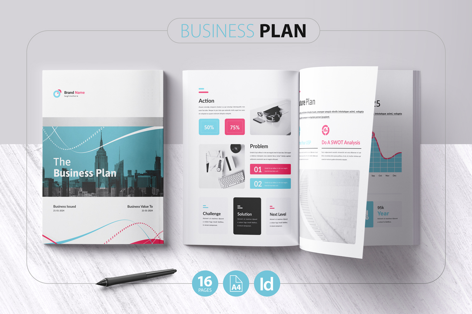 The Business Plan - Brochure Template