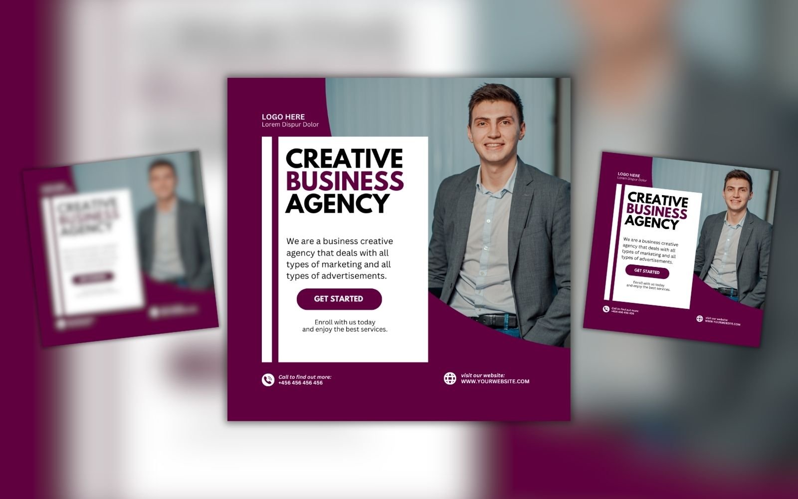 Creative Business Agency Canva Design Template