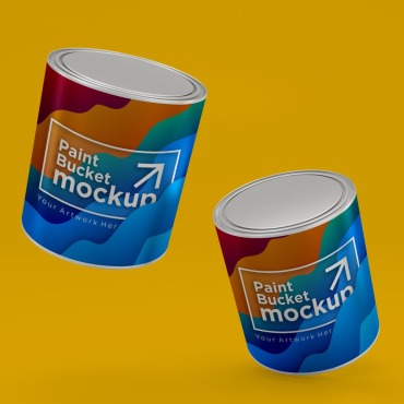 Buckets Paint Product Mockups 402270