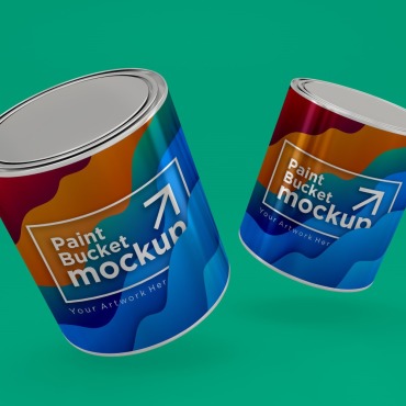 Buckets Paint Product Mockups 402274