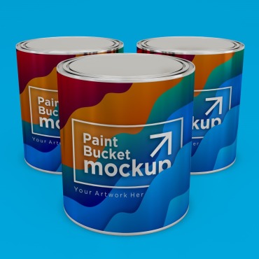 Buckets Paint Product Mockups 402278