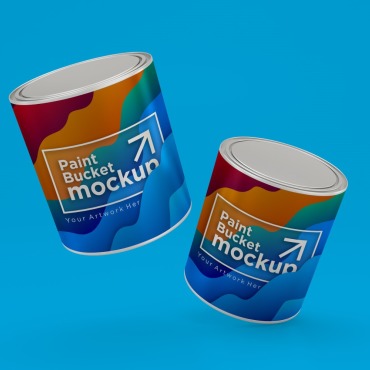 Buckets Paint Product Mockups 402284