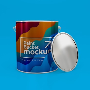 Buckets Paint Product Mockups 402469