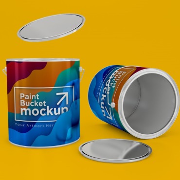 Buckets Paint Product Mockups 402471