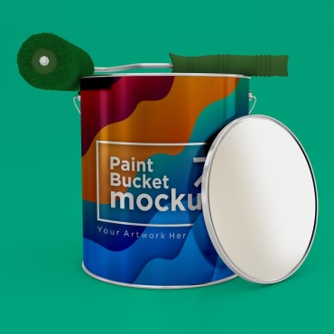 Buckets Paint Product Mockups 402479
