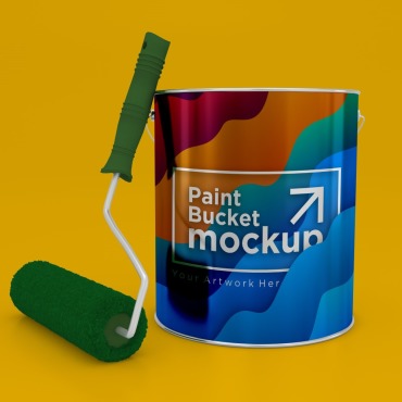 Buckets Paint Product Mockups 402480