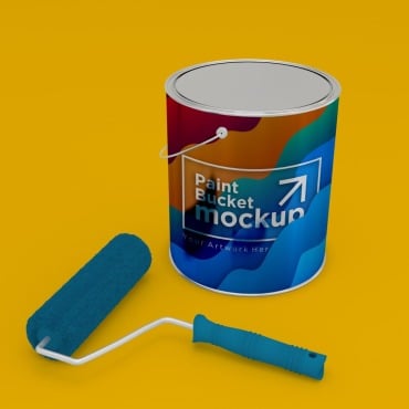 Buckets Paint Product Mockups 402483