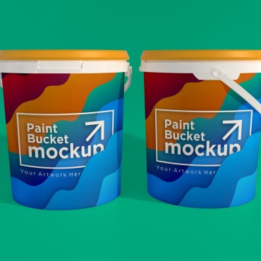 Buckets Paint Product Mockups 402485