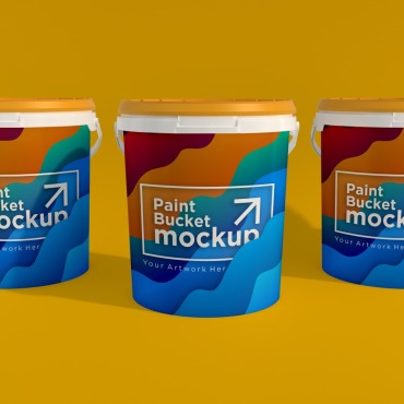 Buckets Paint Product Mockups 402486