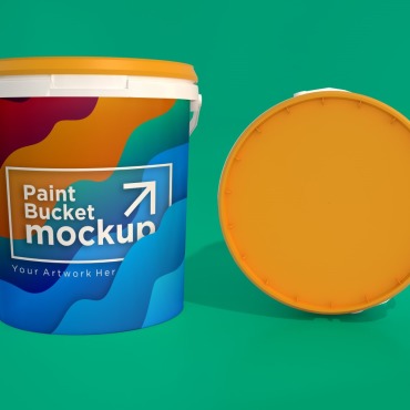 Buckets Paint Product Mockups 402488
