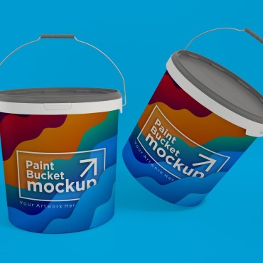 Buckets Paint Product Mockups 402496