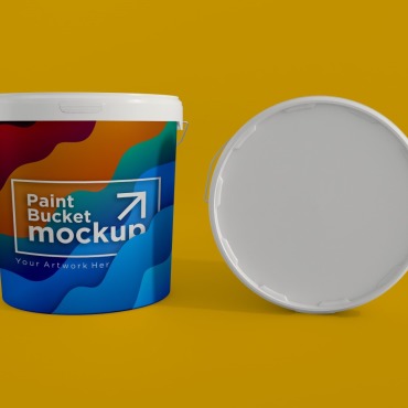 Buckets Paint Product Mockups 402500