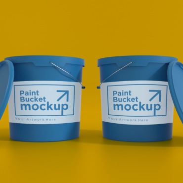 Buckets Paint Product Mockups 402509