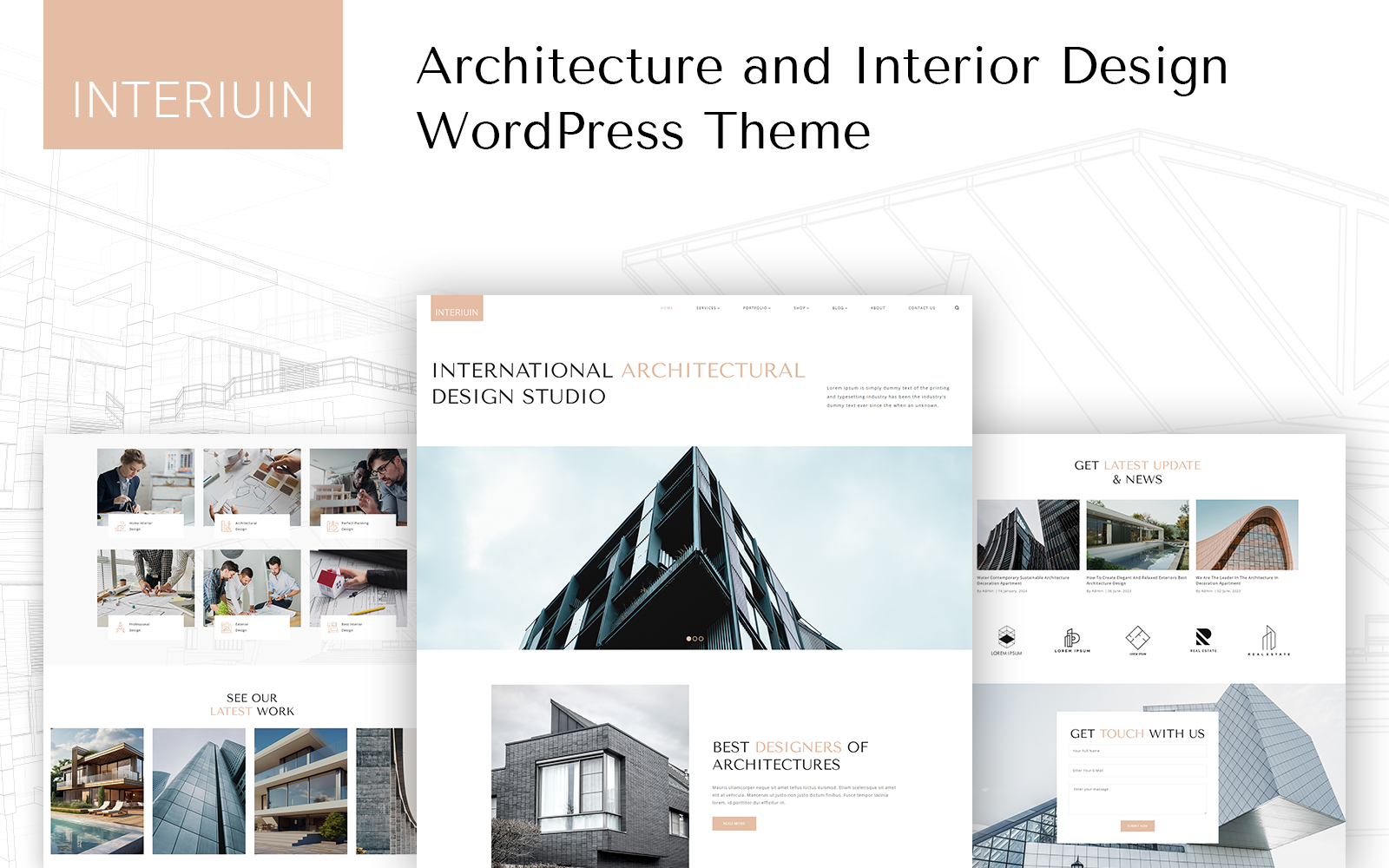 Interiuin - Architecture and Interior Design WordPress Theme