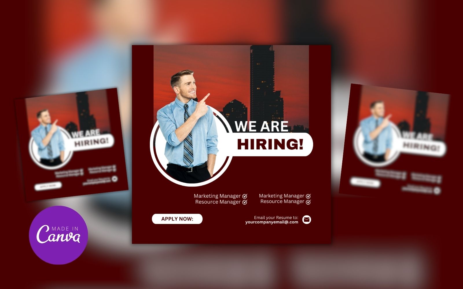 We Are Hiring Design Template