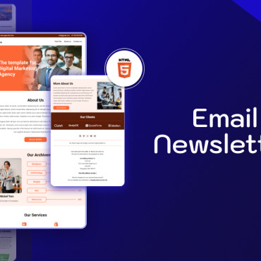 Conference Creative Newsletter Templates 402588